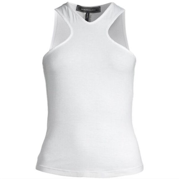 NWT BCBGMAXAZRIA Ribbed Tank Top - Picture 3 of 5